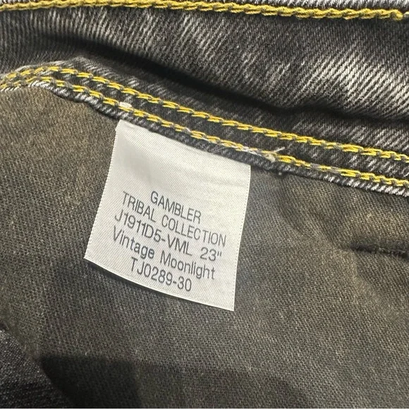 JNCO | Gambler Jeans Black Vintage Wide-leg Baggy | 23” Opening | 28 x 30 New - Picture 15 of 16